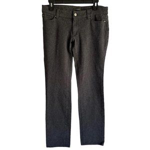 ANN‎ TAYLOR Charcoal Gray Straight Leg Ladies Career Casual Pants, 6